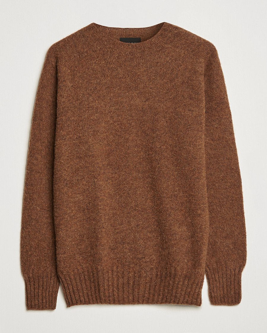 Herr | Tröjor | Howlin' | Brushed Wool Sweater Nuts