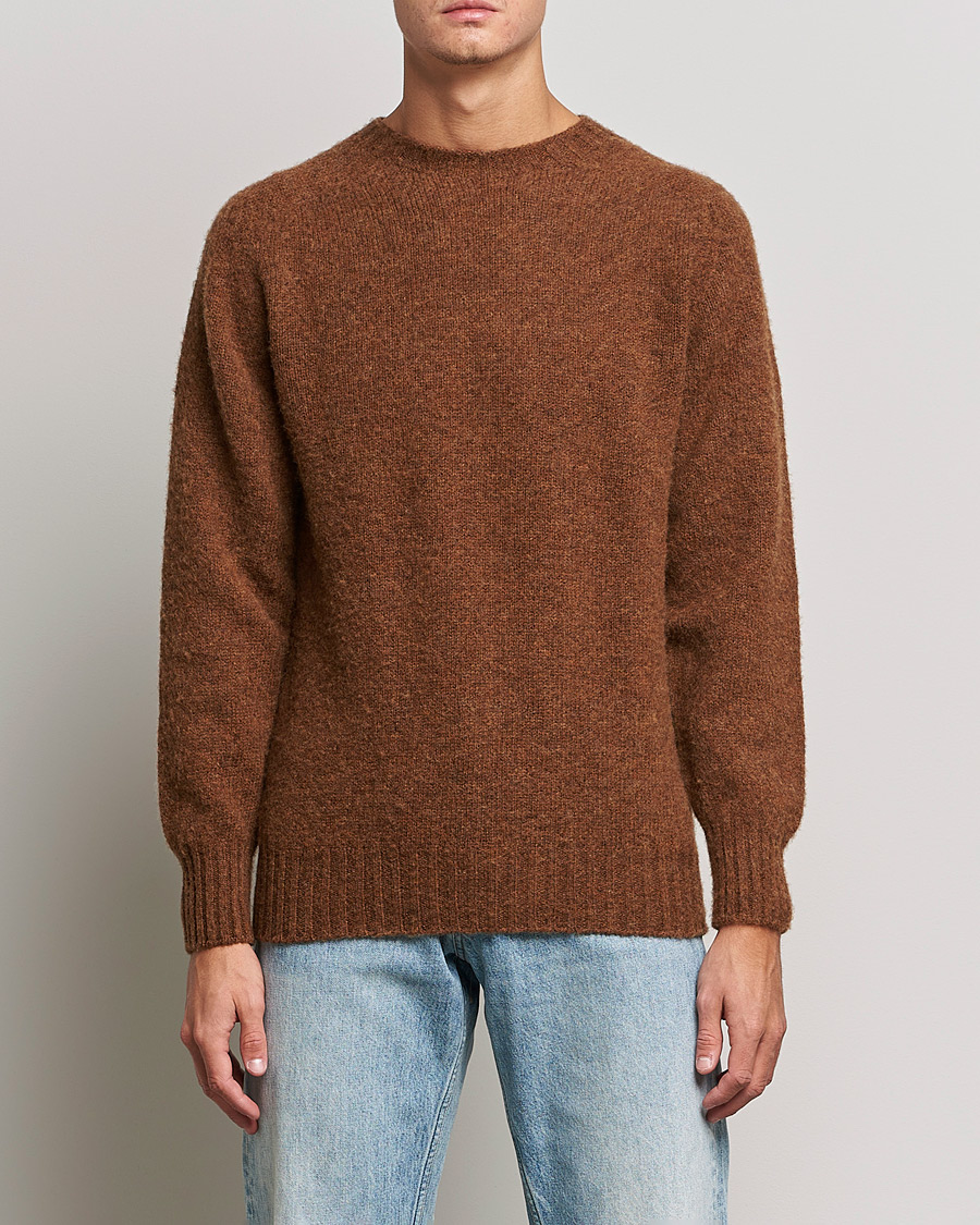 Herr | Tröjor | Howlin' | Brushed Wool Sweater Nuts