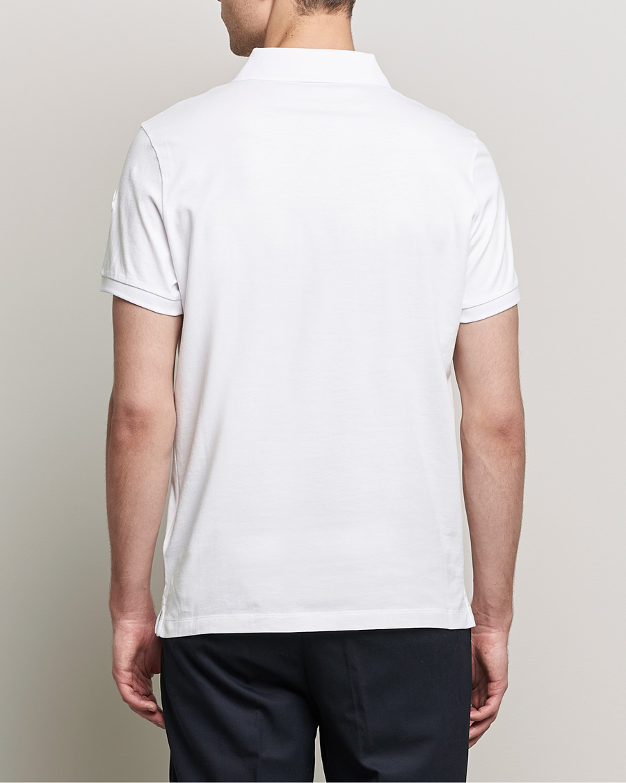 Herr | Pikéer | Moncler | Tricolore Rib Polo White