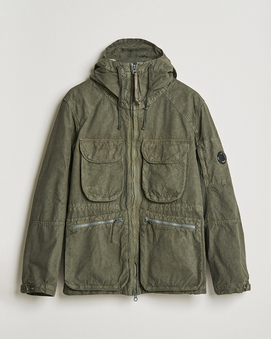 Herr | Jackor | C.P. Company | Ba-Tic Wax Resistance Two in One Jacket Dark Green
