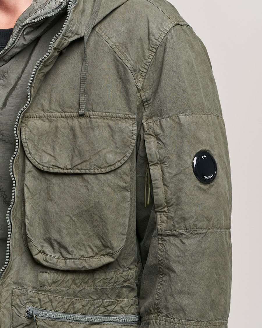 Herr | Jackor | C.P. Company | Ba-Tic Wax Resistance Two in One Jacket Dark Green