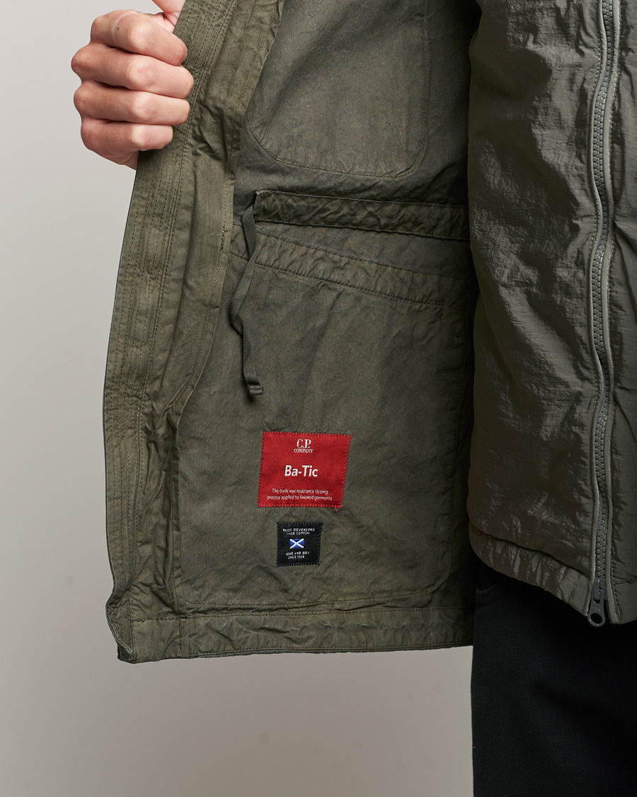 Herr | Jackor | C.P. Company | Ba-Tic Wax Resistance Two in One Jacket Dark Green