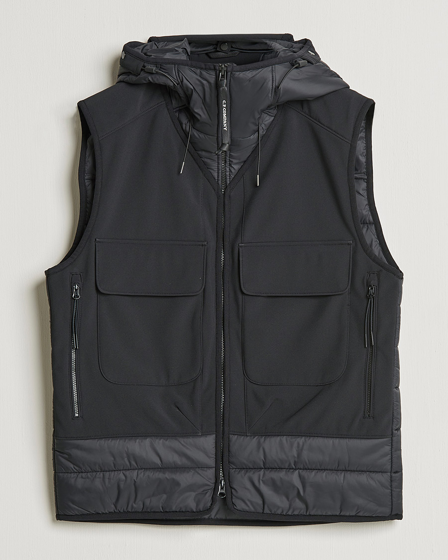 Herr | Jackor | C.P. Company | CP Shell - R Mixed Goggle Vest Black