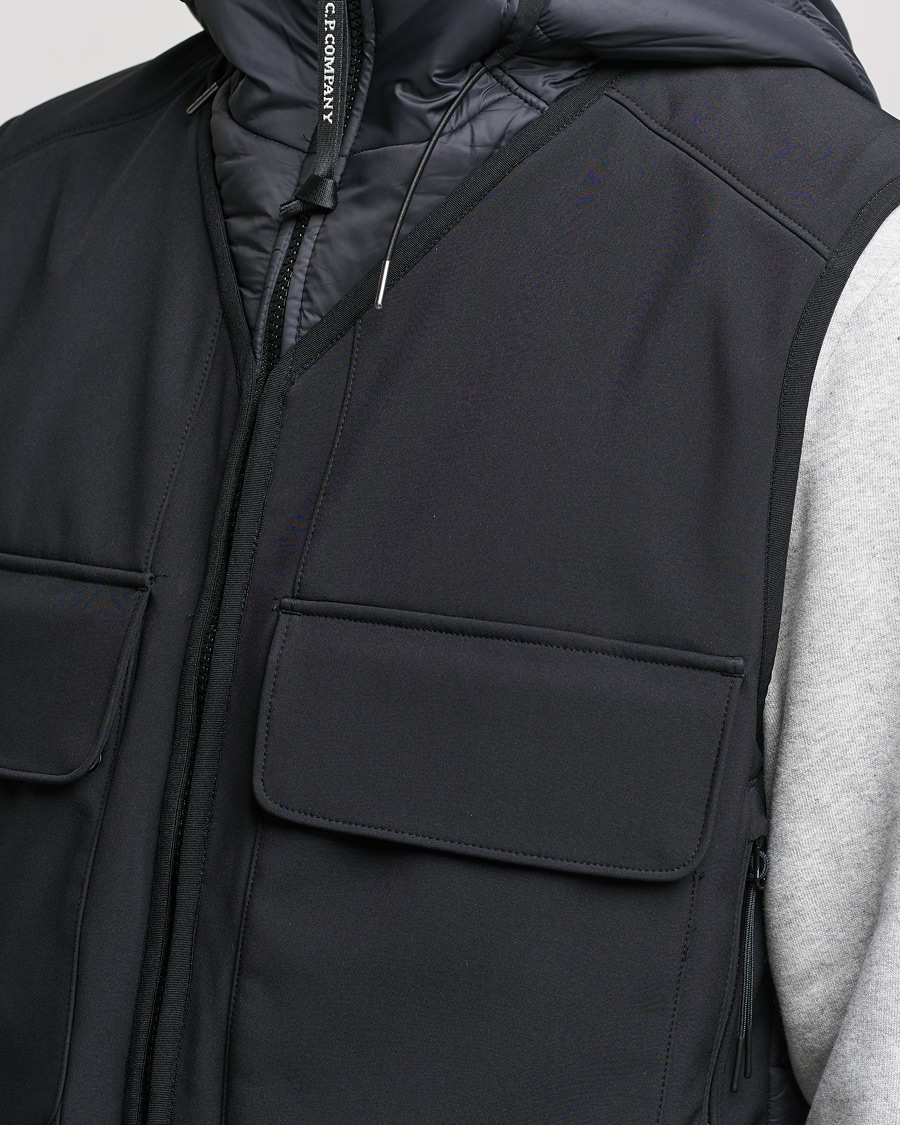 Herr | Jackor | C.P. Company | CP Shell - R Mixed Goggle Vest Black