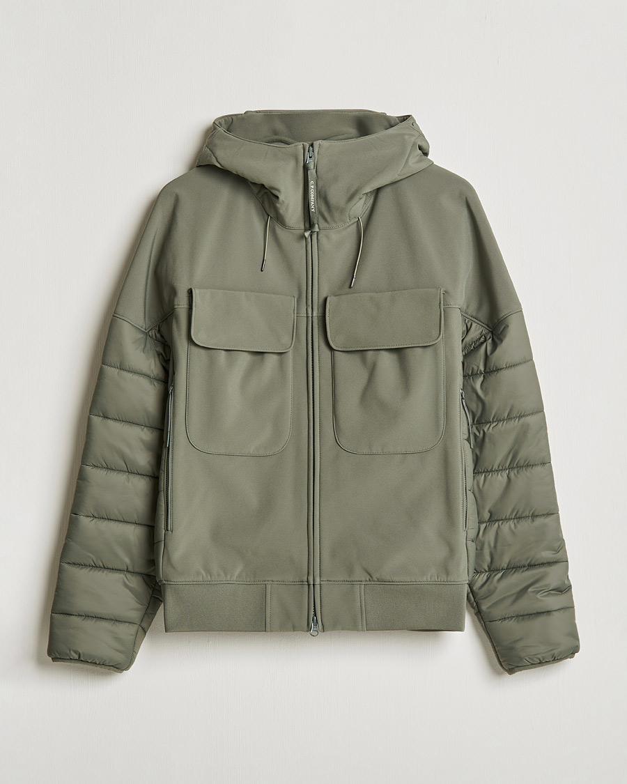 Herr | Jackor | C.P. Company | CP Shell - R Mixed Goggle Jacket Green
