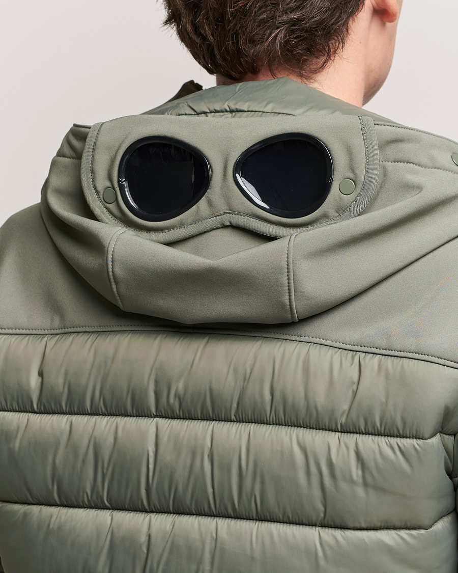 Herr | Jackor | C.P. Company | CP Shell - R Mixed Goggle Jacket Green