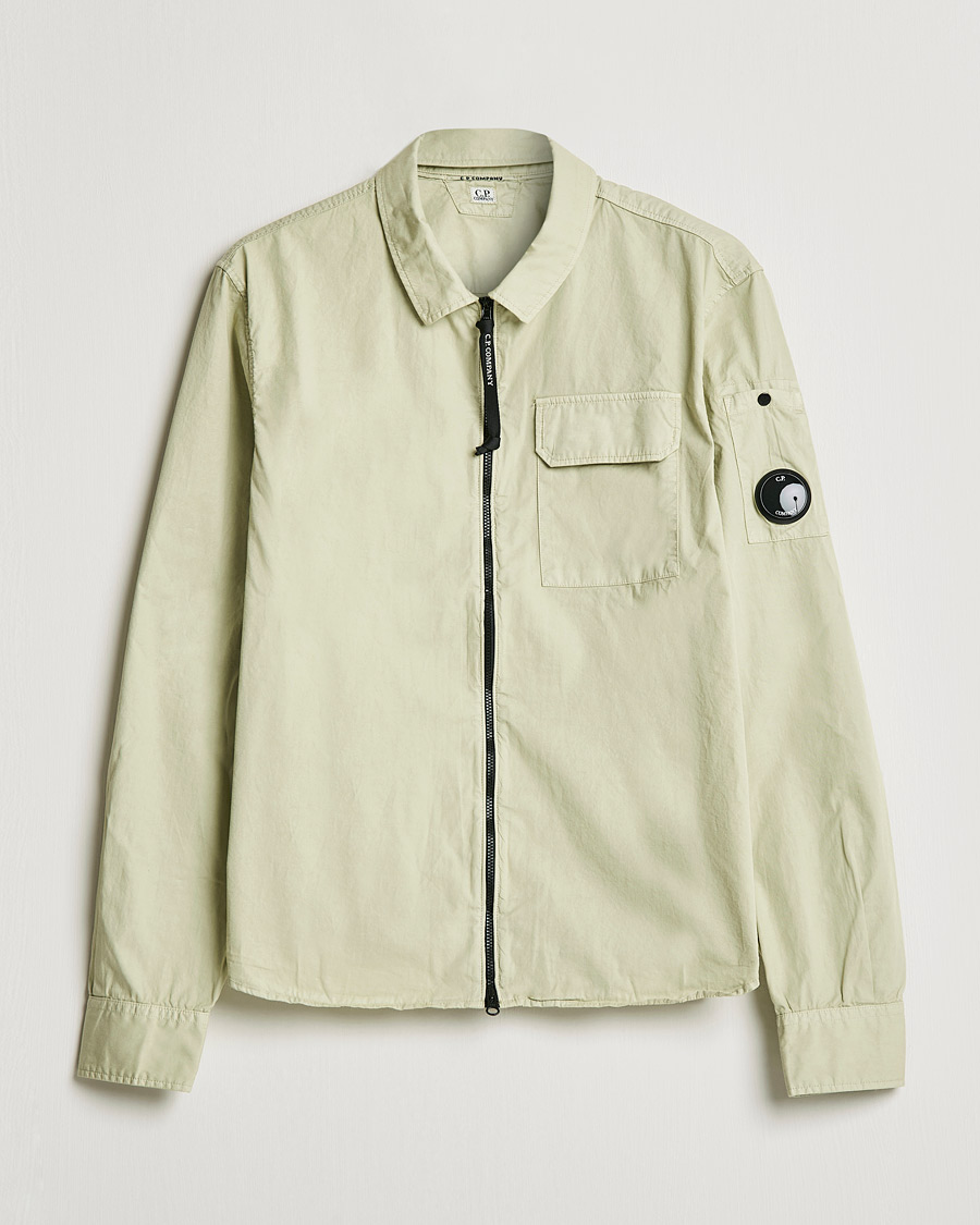 Herr | Skjortor | C.P. Company | Garment Dyed Gabardine Overshirt Khaki