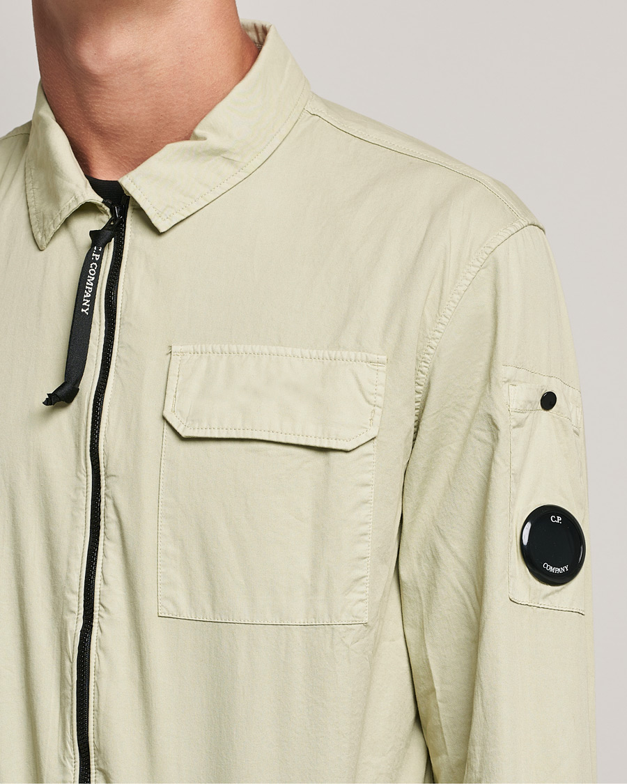 Herr | Skjortor | C.P. Company | Garment Dyed Gabardine Overshirt Khaki