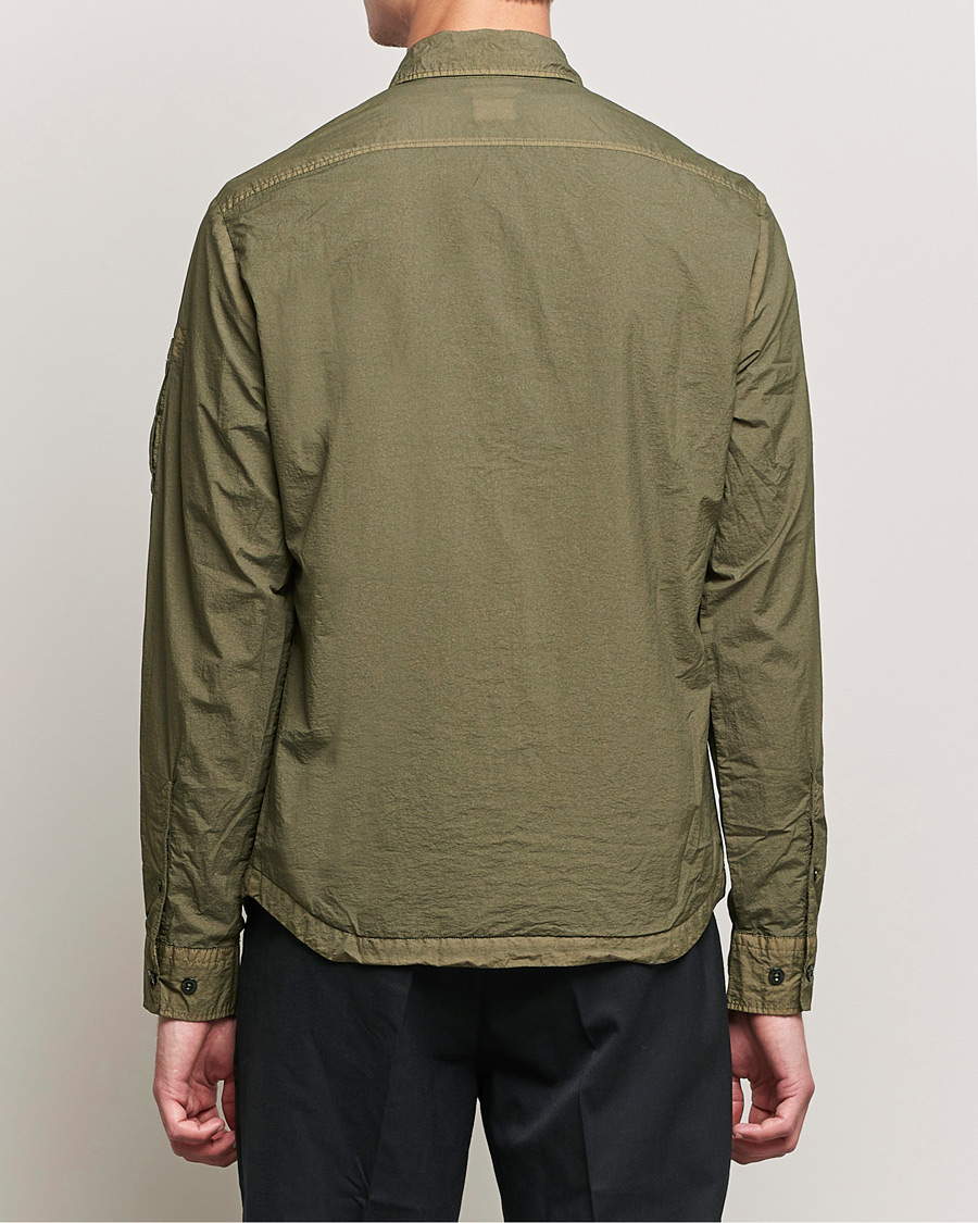 Herr | Skjortor | C.P. Company | Taylon L Zip Overshirt Green