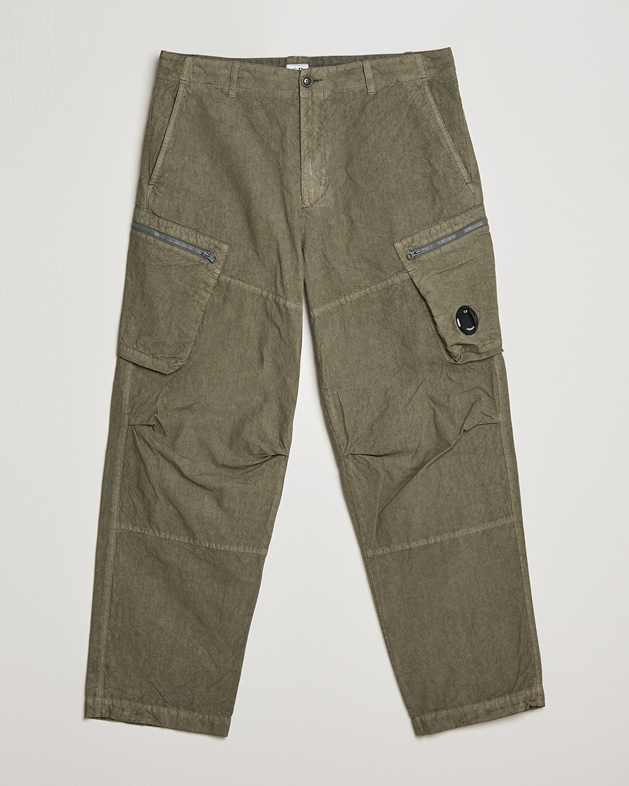 Herr | Byxor | C.P. Company | Ba-Tic Loose Fit Cargo Pants Green