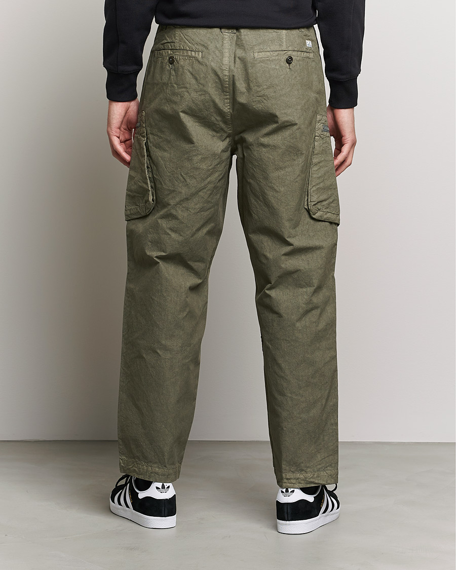 Herr | Byxor | C.P. Company | Ba-Tic Loose Fit Cargo Pants Green