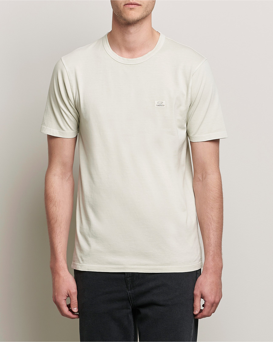 Herr |  | C.P. Company | Resist Dyed Jersey Tee Off White