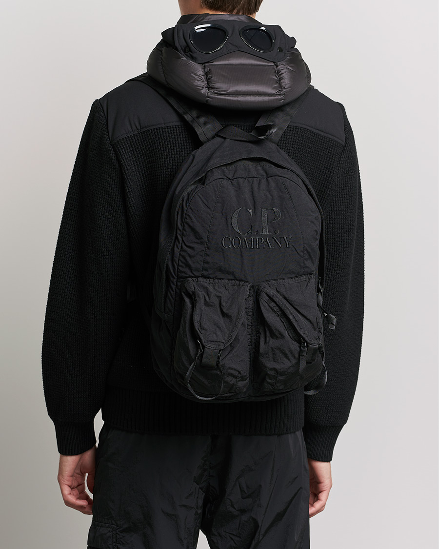 Herr | C.P. Company Taylon P Mixed Backpack Black | C.P. Company | Taylon P Mixed Backpack Black