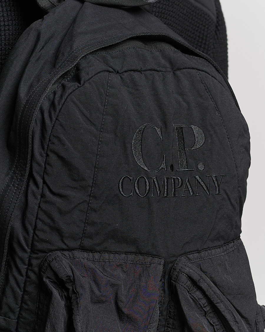 Herr | C.P. Company Taylon P Mixed Backpack Black | C.P. Company | Taylon P Mixed Backpack Black