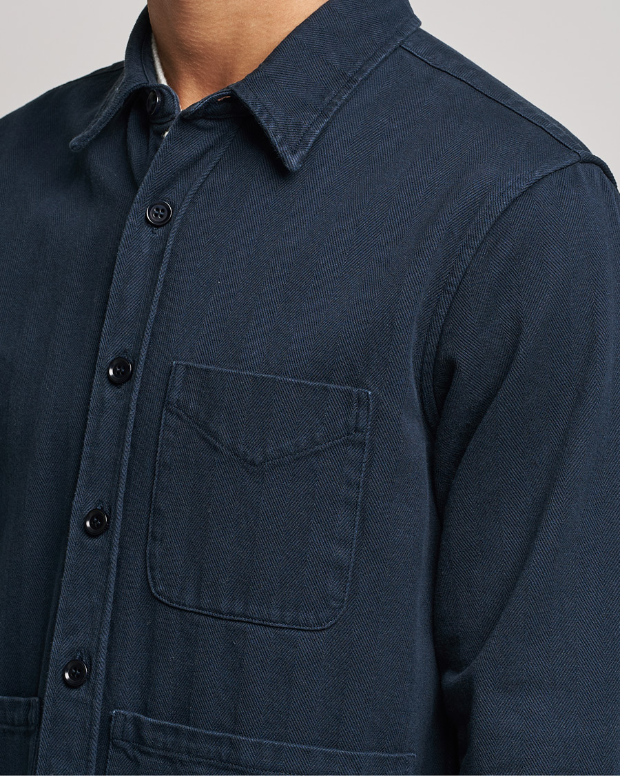Herr | Skjortor | Aspesi | Utility Shirt Navy