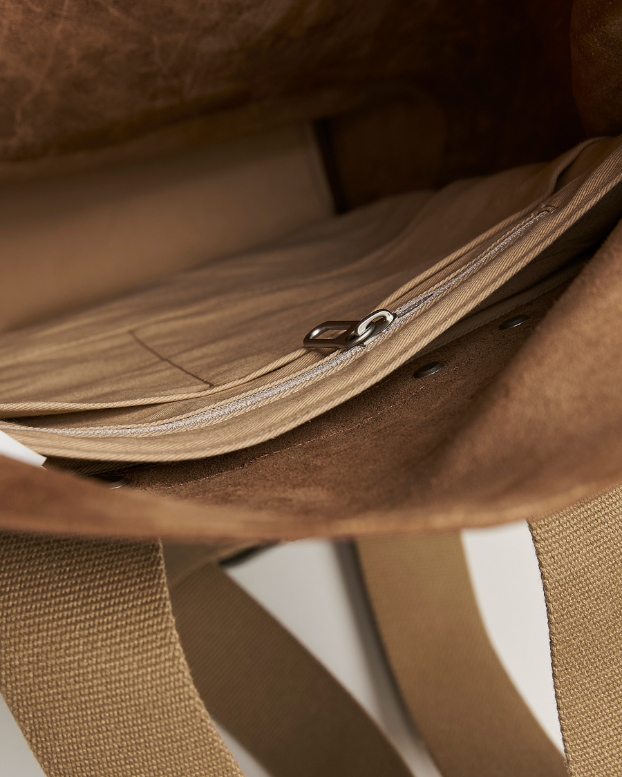 Herr | Väskor | Brooks England | Pickwick Large Leather Backpack Dark Tan