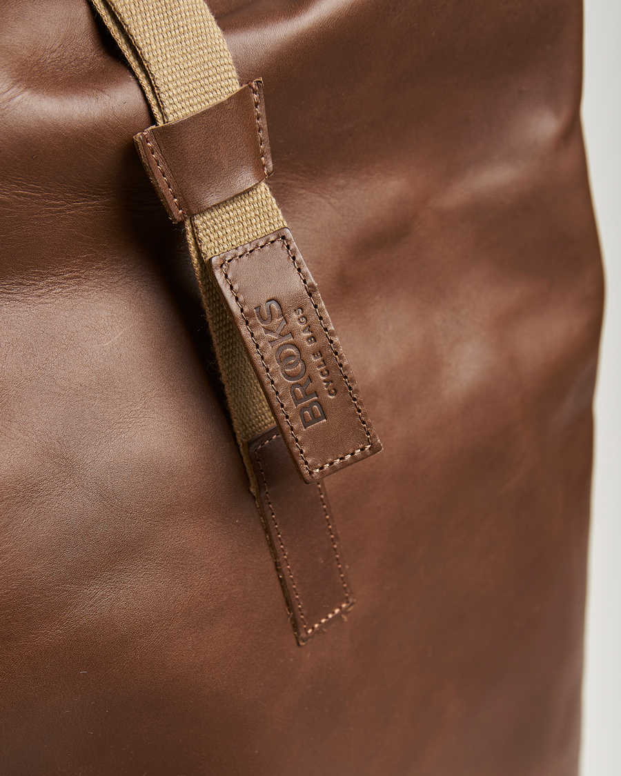 Herr | Väskor | Brooks England | Pickwick Large Leather Backpack Dark Tan