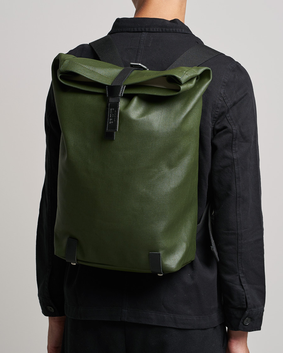 Herr |  | Brooks England | Pickwick Cotton Canvas 26L Backpack Forest