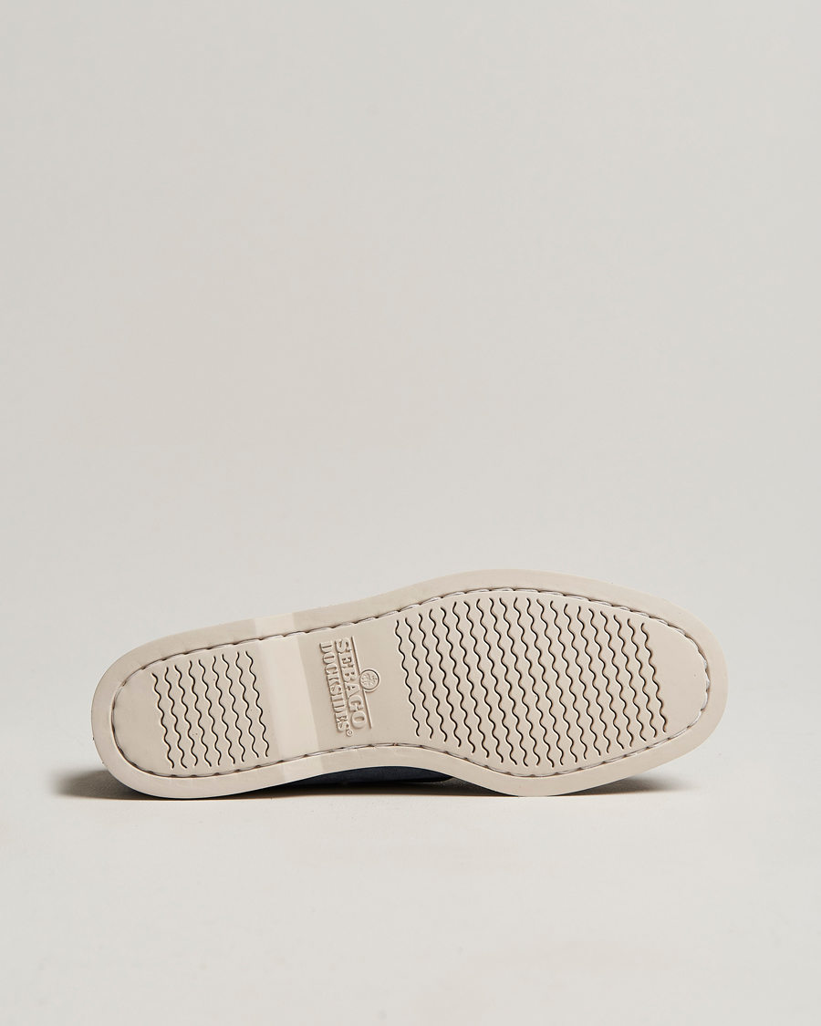 Herr | Seglarskor | Sebago | Docksides Suede Boat Shoe Blue Navy
