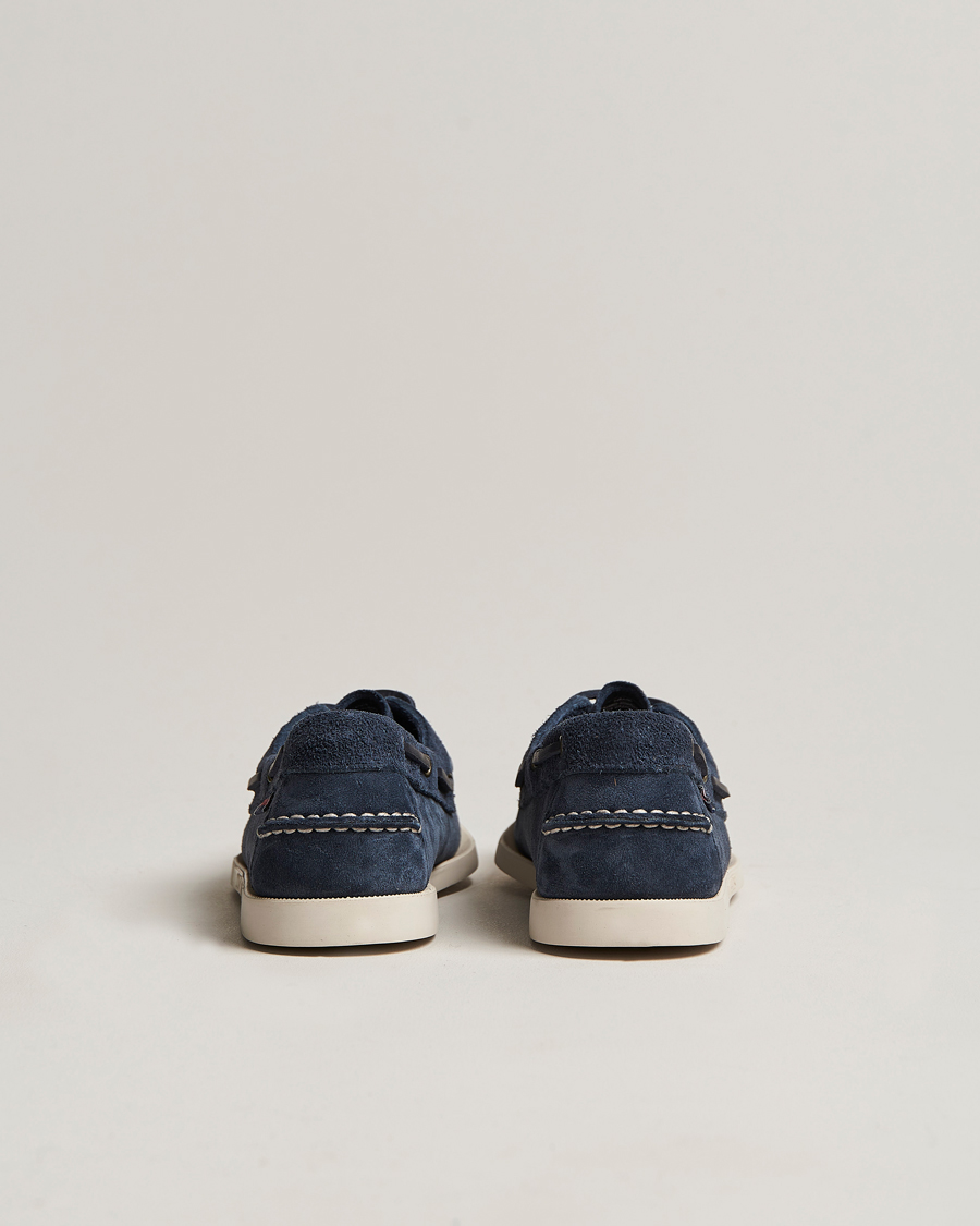 Herr | Seglarskor | Sebago | Docksides Suede Boat Shoe Blue Navy