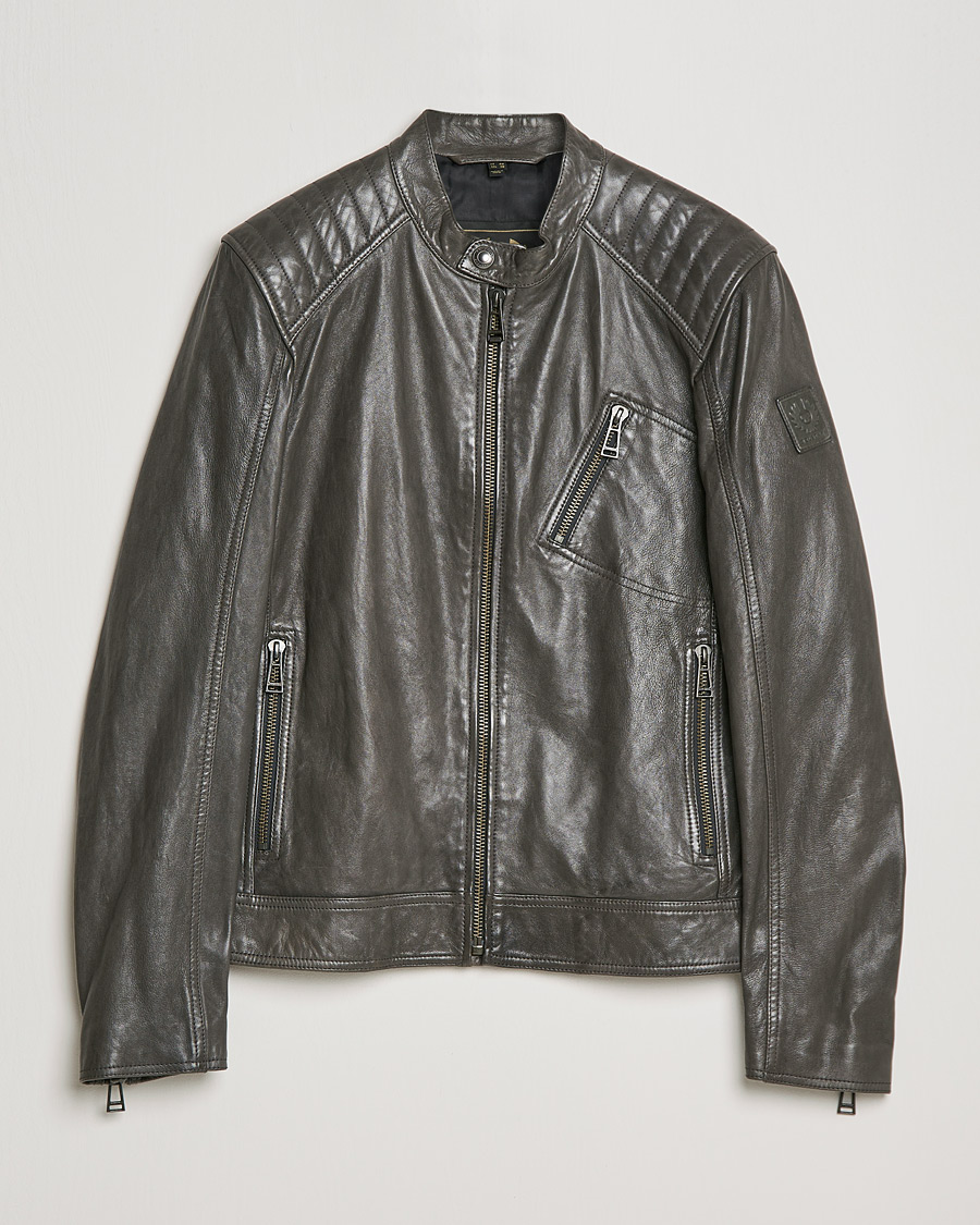 Herr | Skinnjackor | Belstaff | V Racer 2.0 Leather Jacket Dark Grey