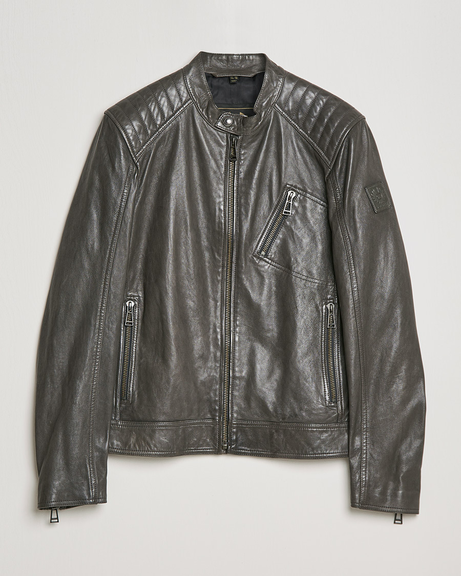 Herr | Jackor | Belstaff | V Racer 2.0 Leather Jacket Dark Grey