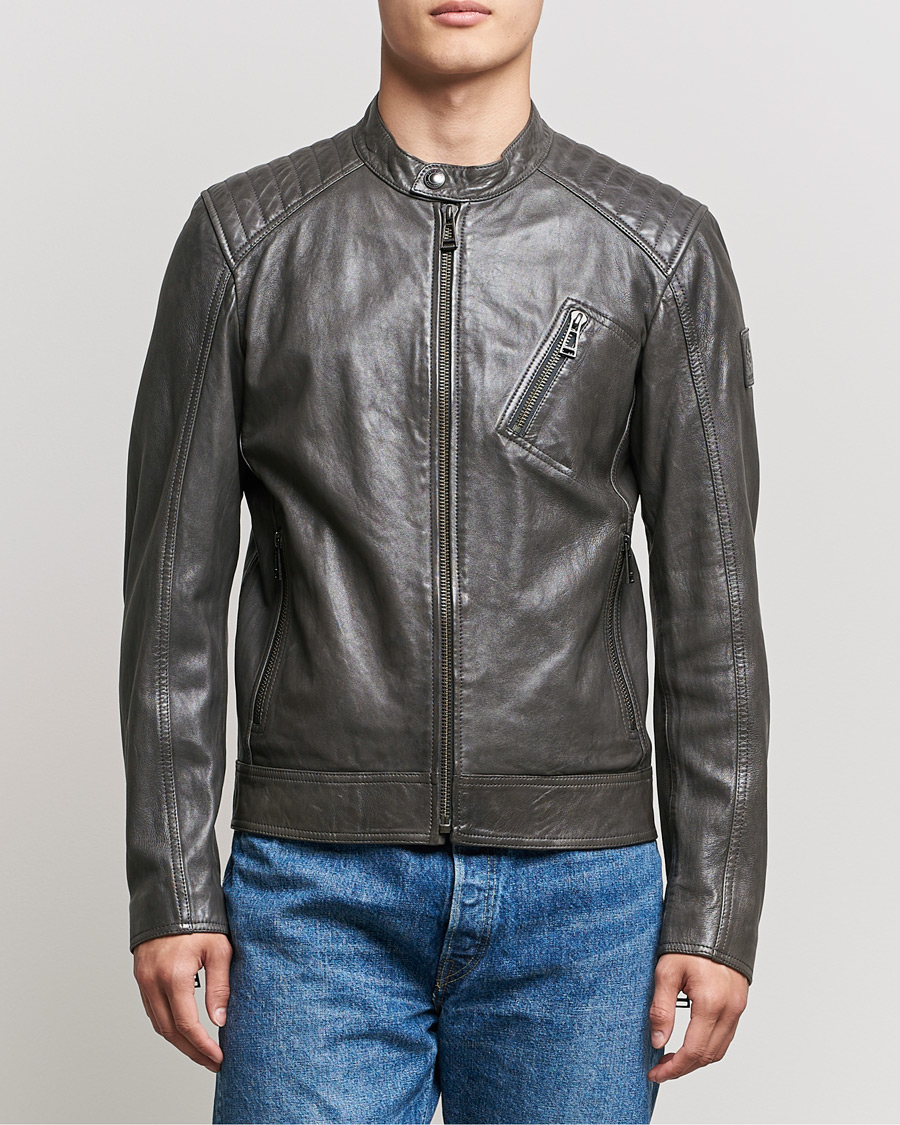 Herr | Jackor | Belstaff | V Racer 2.0 Leather Jacket Dark Grey