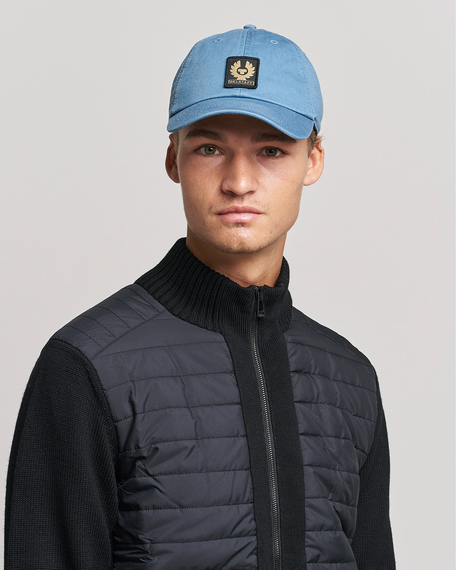 Herr | Belstaff Phoenix Logo Cap Arctic Blue | Belstaff | Phoenix Logo Cap Arctic Blue