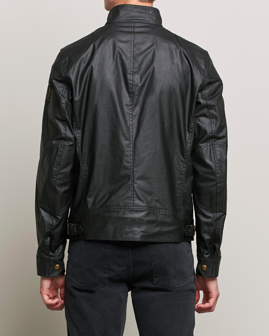 Herr | Jackor | Belstaff | Racemaster Waxed Jacket Black