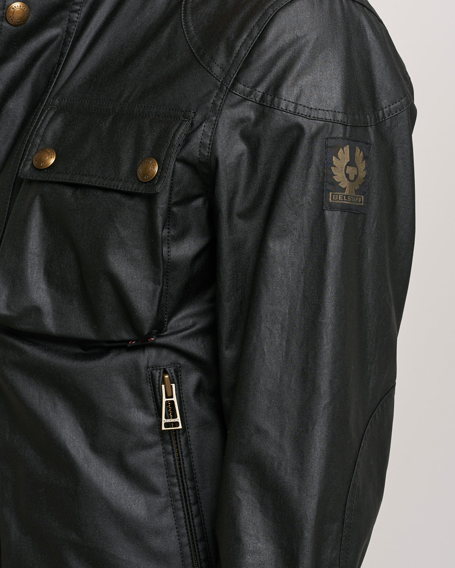 Herr | Jackor | Belstaff | Racemaster Waxed Jacket Black
