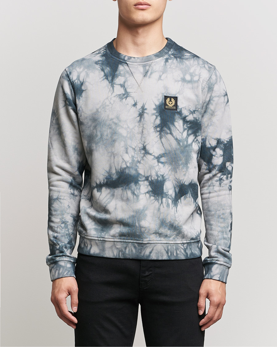 Herr | Sweatshirts | Belstaff | Surface Batik Sweatshirt Granite Grey