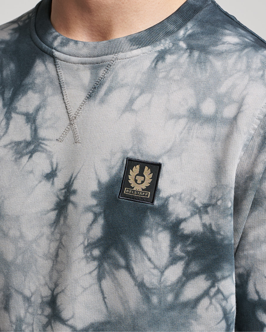 Herr | Tröjor | Belstaff | Surface Batik Sweatshirt Granite Grey