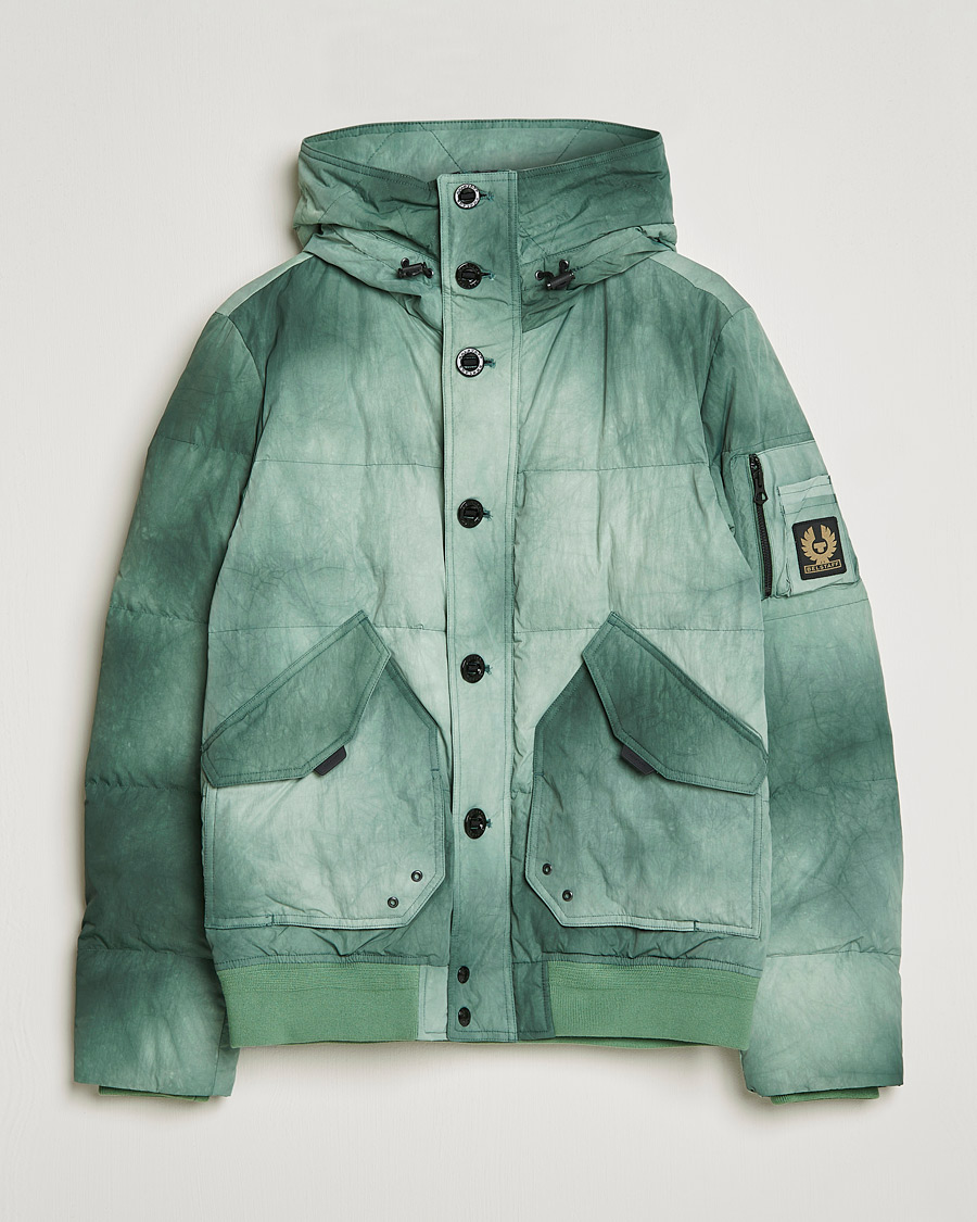 Herr | Jackor | Belstaff | Radar Batik Hooded Jacket Graph Green