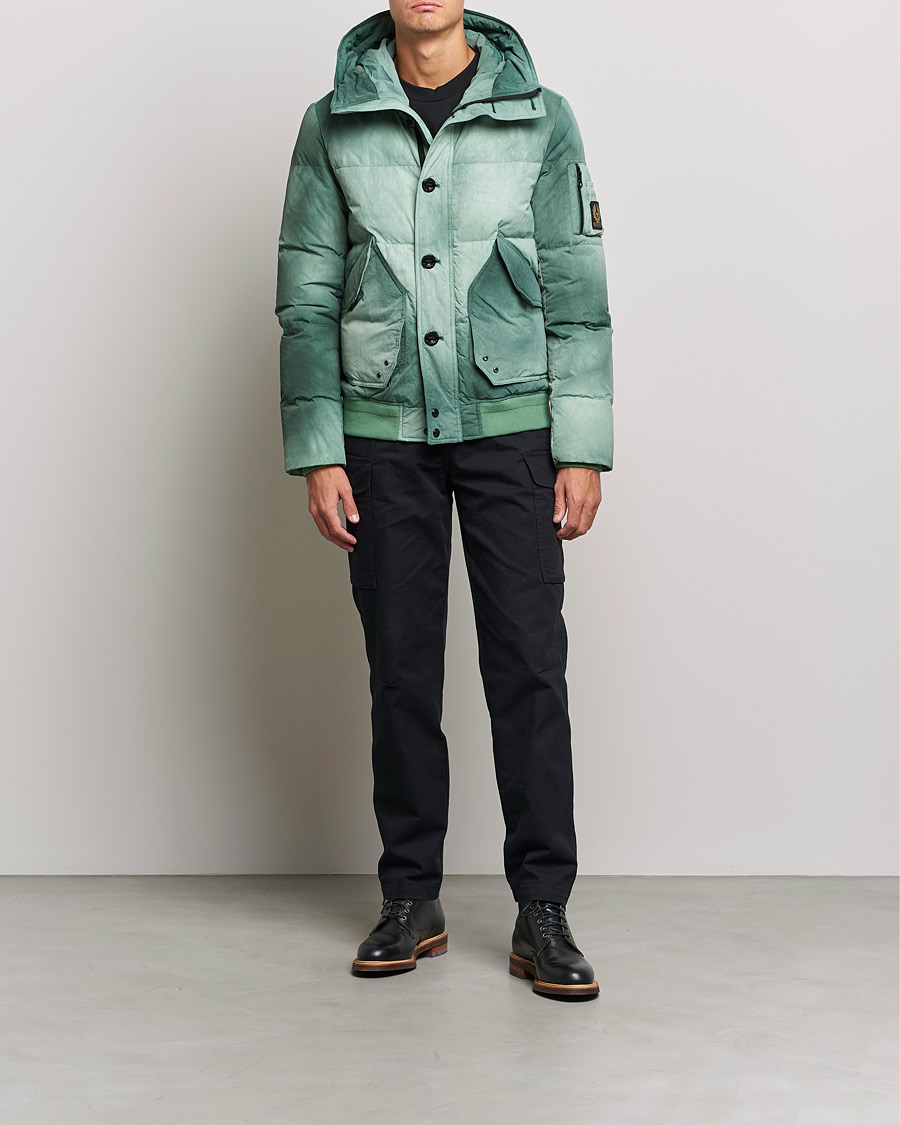 Herr | Jackor | Belstaff | Radar Batik Hooded Jacket Graph Green