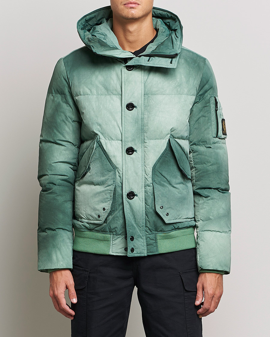 Herr | Jackor | Belstaff | Radar Batik Hooded Jacket Graph Green