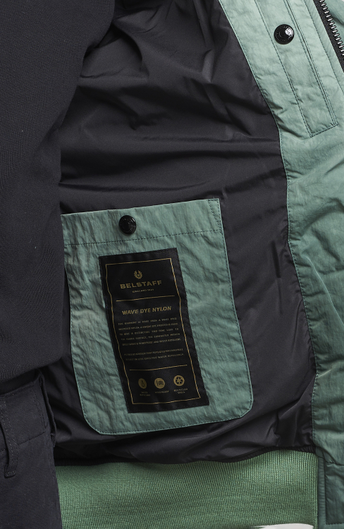 Herr | Jackor | Belstaff | Radar Batik Hooded Jacket Graph Green