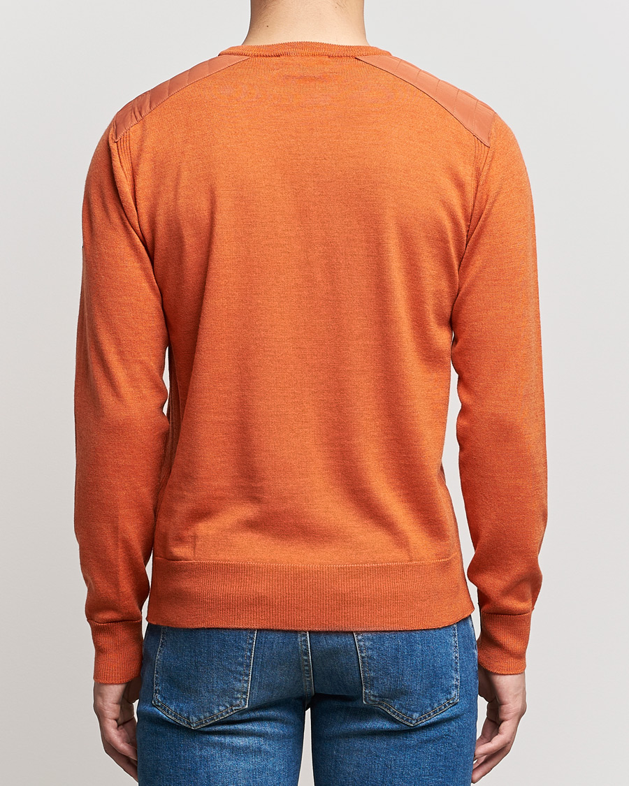 Herr | Tröjor | Belstaff | Kerrigan Crew Neck Merino Sweatshirt Amber