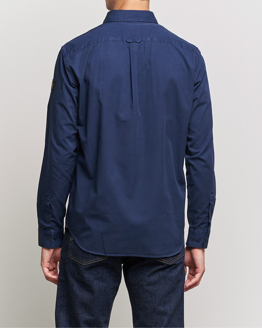 Herr | Skjortor | Belstaff | Pitch Cotton Pocket Shirt Deep Navy