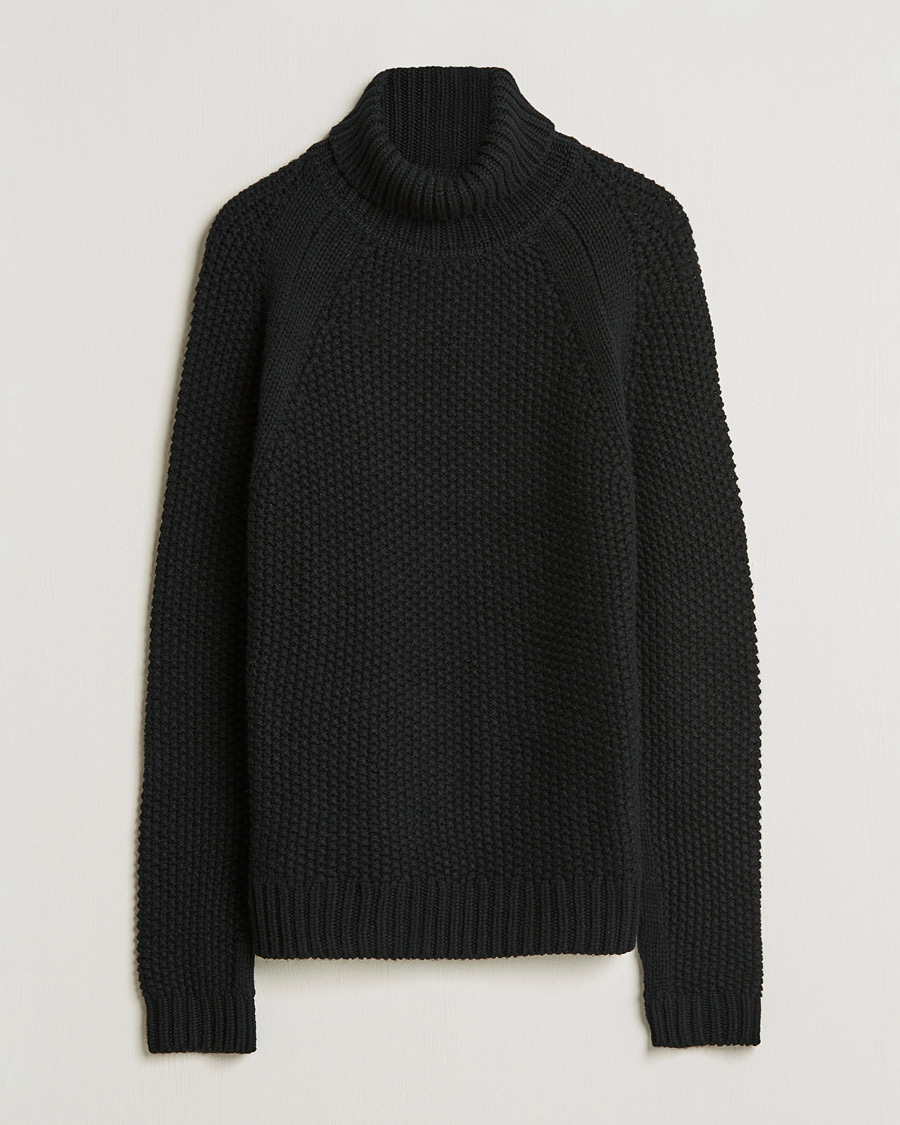 Herr | Tröjor | Belstaff | Manor Wool Rollneck Black