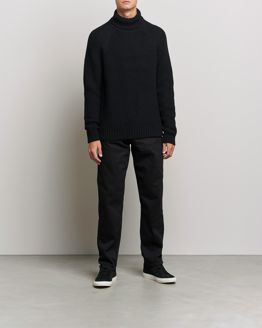 Herr | Tröjor | Belstaff | Manor Wool Rollneck Black
