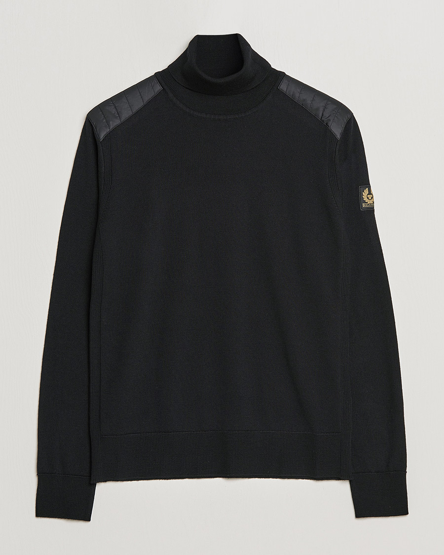Herr | Tröjor | Belstaff | Kingsland Merino Rollneck Black