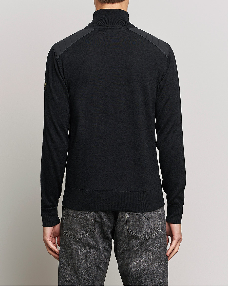 Herr | Tröjor | Belstaff | Kingsland Merino Rollneck Black