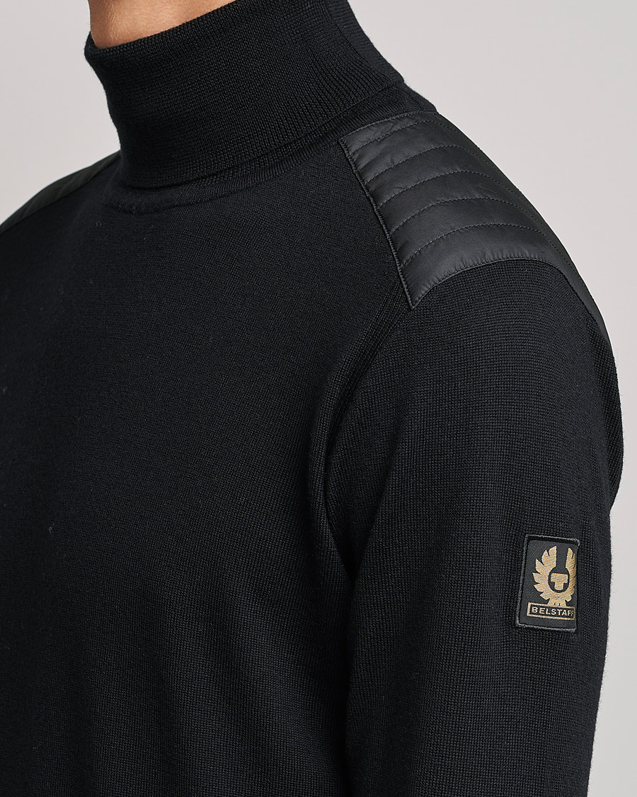 Herr | Tröjor | Belstaff | Kingsland Merino Rollneck Black