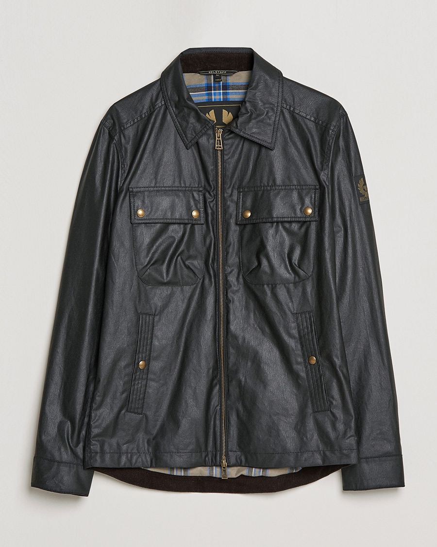 Herr | Jackor | Belstaff | Tour Waxed Shirt Jacket Black