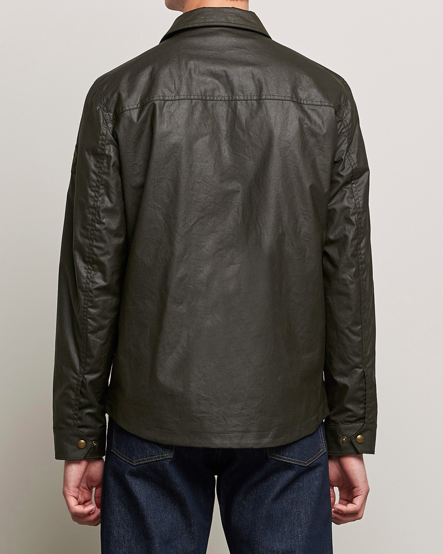 Herr | Jackor | Belstaff | Tour Waxed Shirt Jacket Faded Olive