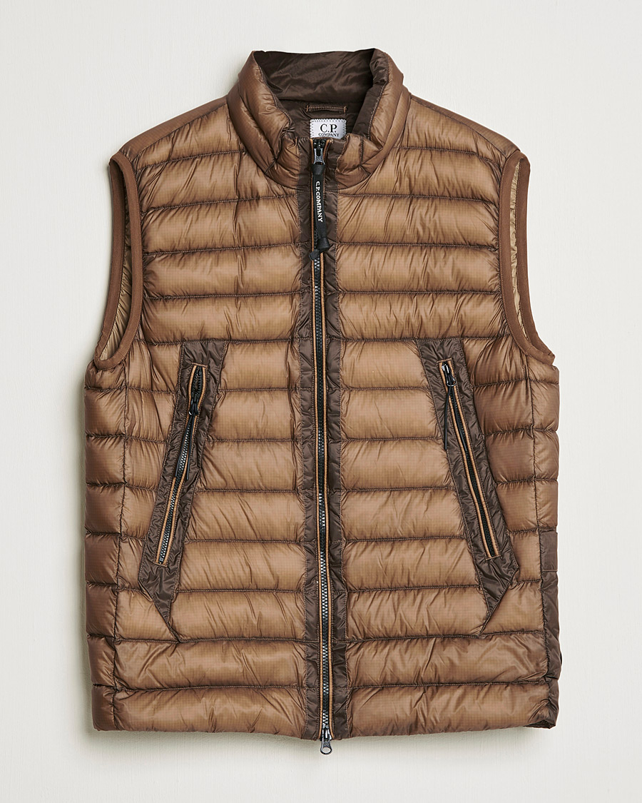 Herr | Jackor | C.P. Company | DD Shell Padded Down Vest Brown