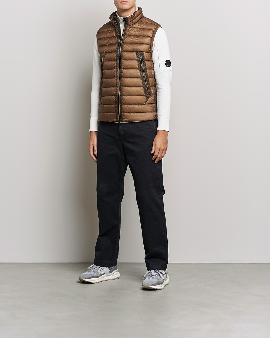 Herr | Jackor | C.P. Company | DD Shell Padded Down Vest Brown