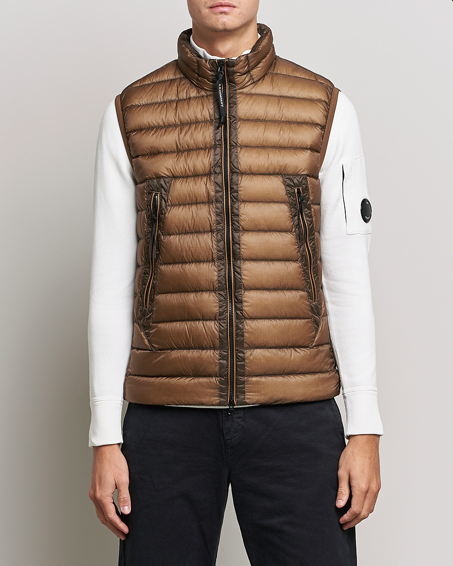 Herr | Jackor | C.P. Company | DD Shell Padded Down Vest Brown