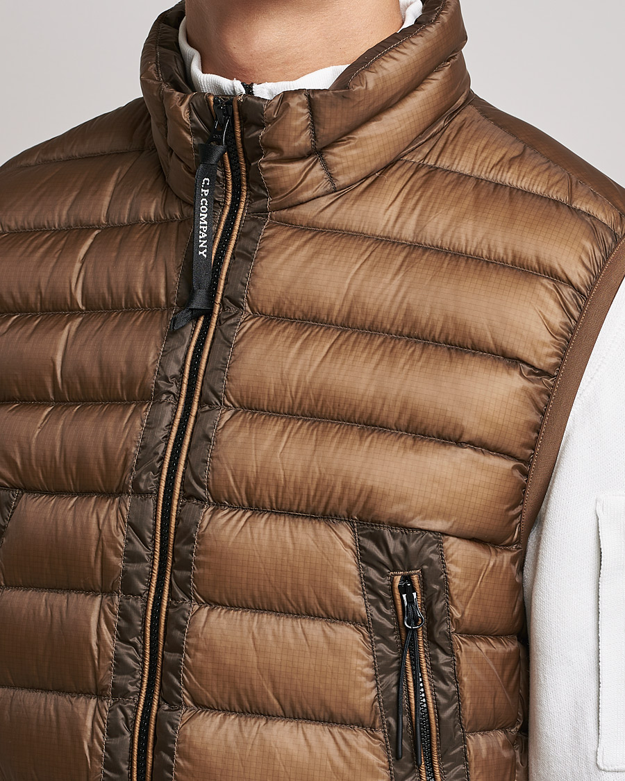 Herr | Jackor | C.P. Company | DD Shell Padded Down Vest Brown