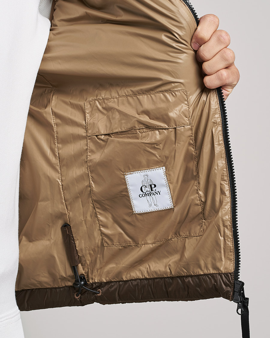 Herr | Jackor | C.P. Company | DD Shell Padded Down Vest Brown